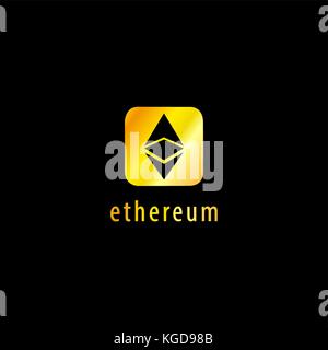 Golden Symbol des Astraleums Vektorsymbol, Illustration, eps-Datei Stock Vektor