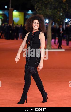 Italien, Rom, 04. November 2017: Rom Film Festival 2017, die Sängerin marianne Mirage am roten Teppich der italienischen Film "der Ort" Foto © fab Stockfoto