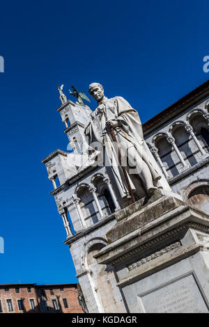 Chiesa di San Michele in Foro, Lucca, Italien. Stockfoto