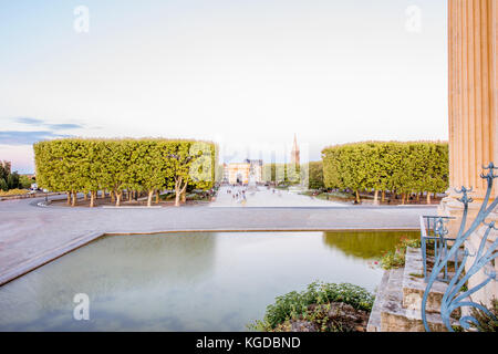 Stadt Montpellier in Frankreich Stockfoto