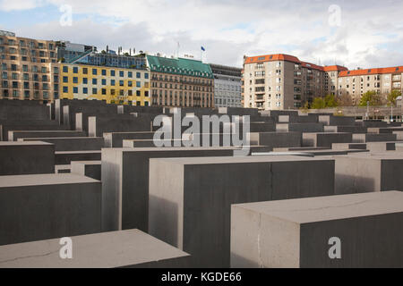 Denkmal für die ermordeten Juden Europas. Berlin, Deutschland Stockfoto