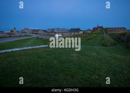 Parks Canada's Fortress Louisbourg National Historic Site in Cape Breton, Nova Scotia, Kanada. Stockfoto