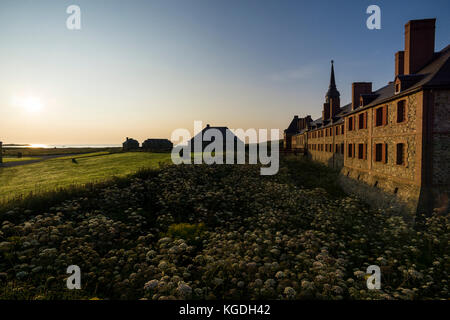 Parks Canada's Fortress Louisbourg National Historic Site in Cape Breton, Nova Scotia, Kanada. Stockfoto