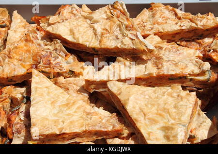 Nahaufnahme von einem Huhn Club Sandwich Stockfoto