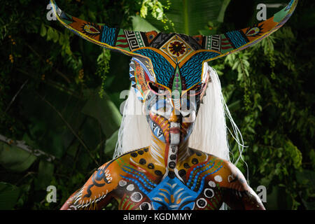 2017 Pintaflores Bodypainting Wettbewerb, San Carlos City, Negros Occidental, Philippinen Stockfoto