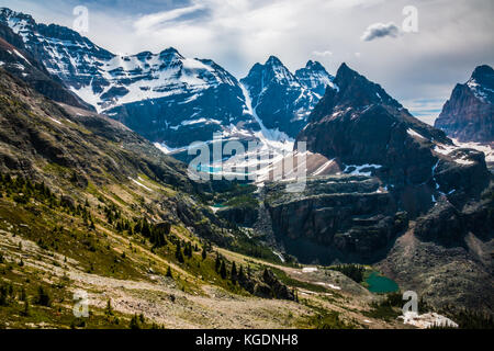 Lake oesa Tal von wiwaxy Lücke trail gesehen Stockfoto