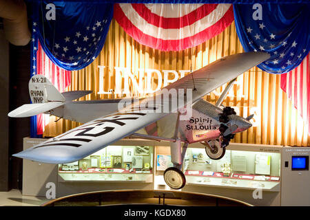 Wisconsin, USA, Oshkosh, air Venture experimental Aviation Association (EAA) Museum, der "Geist von st. louis Charles Lindbergh, die ersten tr Stockfoto