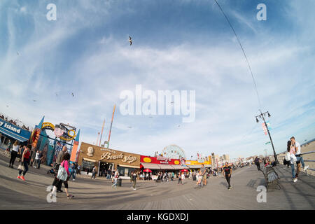 Eingang zu den Luna Park, Coney Island, Brooklyn, New York, NY, Vereinigte Staaten von Amerika. Stockfoto