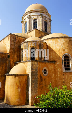 Agia Triada Kloster oder das Kloster von Agia Triada Tsangarolon ist ein griechisch-orthodoxes Kloster in der Halbinsel Akrotiri in Chania regionale Einheit, Stockfoto