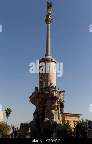 San Rafael, Erzengel, Denkmal, Plaza del Triunfo, Cordoba, Spanien, Europa Stockfoto