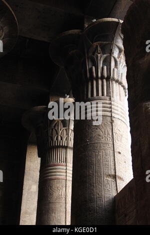 Tempel von Esna, Ägypten Stockfoto