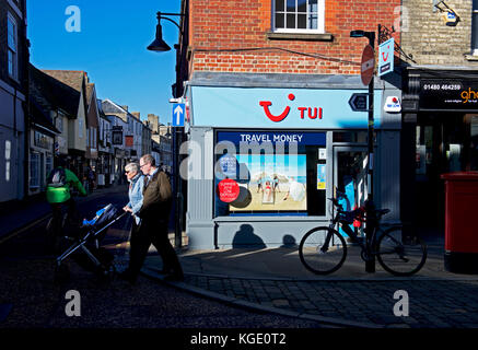 Tui Travel Agents in St Ives, Cambridgeshire, England, Großbritannien Stockfoto