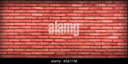 Red brick wall Textur Hintergrund nahtlose Muster Stockfoto