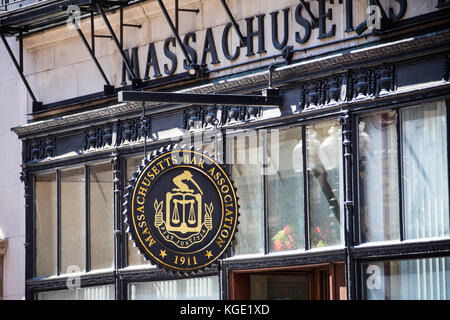 Massachusetts Bar Association, Boston, Massachusetts, USA Stockfoto