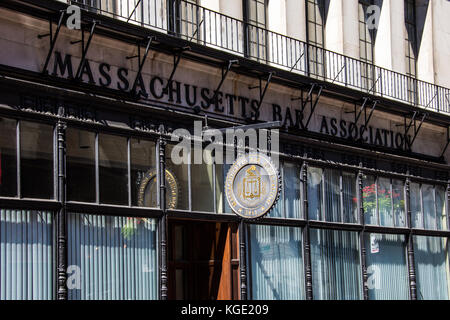 Massachusetts Bar Association, Boston, Massachusetts, USA Stockfoto