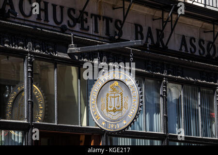 Massachusetts Bar Association, Boston, Massachusetts, USA Stockfoto