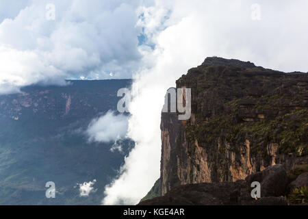 Trekking Mount Roraima Venezuela Südamerika Stockfoto