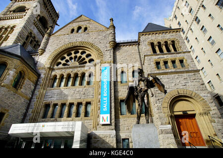 Montreal, Kanada, 7. November 2017. Teil des Montrealer Museum der bildenden Künste Die bourgie Konzertsaal auf Sherbrooke Street. Credit: mario Beauregard/alamy l Stockfoto