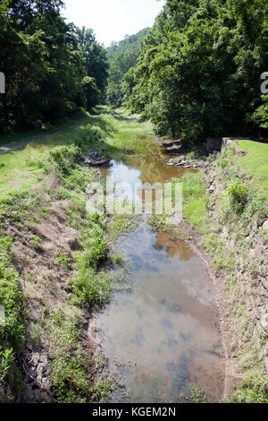 Delaware Canal in Bucks County, Pennsylvania, USA Stockfoto