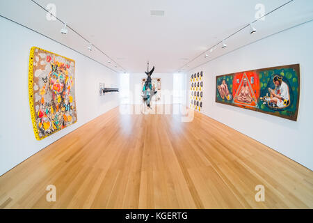 Ashley Bickerton zeigen bei der FLAG Art Foundation, West 25th Street, New York, NY, USA Stockfoto