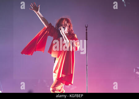 Brighton, Großbritannien. November 2017. Goldfrapp, Alison Goldfrapp im Brighton Dome, England. Quelle: Jason Richardson/Alamy Live News Stockfoto