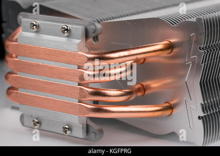 Moderne Computer Prozessor Ölkühler oder Kühler oder Kühlkörper Stockfoto