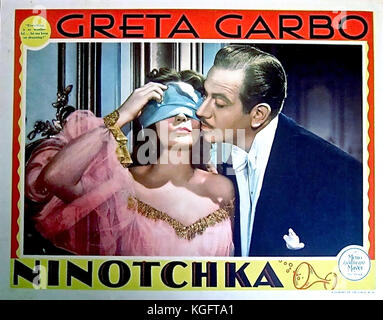 NINOTCHKA 1939 MGM Film mit Greta Garbo und Melvyn Douglas Stockfoto