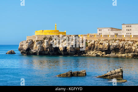 Festung von Peniche (Fortaleza de Peniche). Peniche, Estremadura, Portugal, Europa Stockfoto