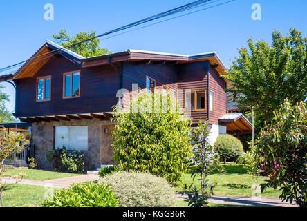 Chilenische obere Mittelklasse Haus in Valdivia Stockfoto