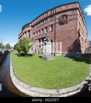 Gebäude der universty in Freiburg (Deutschland) Stockfoto