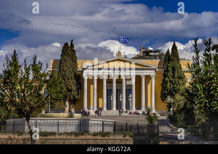 Schöne Aufnahme von dem griechischen Parlament in Athen, Griechenland Stockfoto