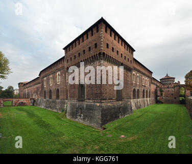 Schloss Sforza in Mailand (Italien) Stockfoto