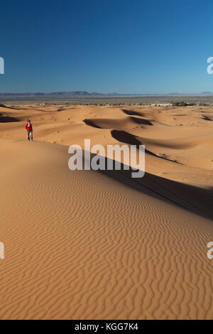 Erg Chebbi, Marokko Stockfoto