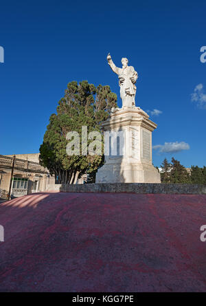 Denkmal Paulus in Rabat zu Saint (Malta) Stockfoto