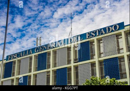 Quito, Ecuador - 23. Oktober 2017: Im Freien der Staatsanwaltschaft und Gebäude in der Stadt von Quito, Ecuador Stockfoto