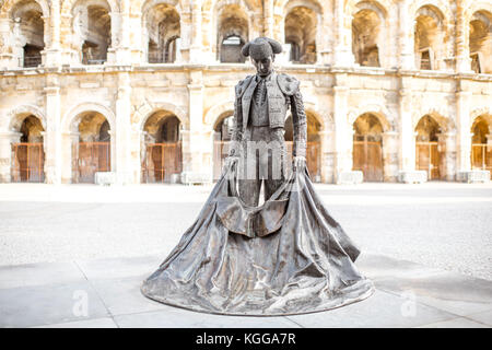 Stadt Nimes in Südfrankreich Stockfoto