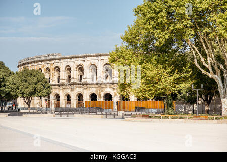 Stadt Nimes in Südfrankreich Stockfoto