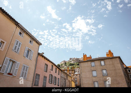 Saint Flour Dorf in Frankreich Stockfoto