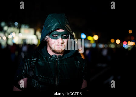 LOS ANGELES - 31. Oktober: Halloween Parade in West Hollywood. Oktober 31, 2017 in Los Angeles, CA Stockfoto