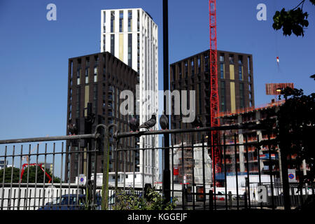 Lewisham Zentrum übersicht Sanierung im Jahr 2017. lewisham ist der größte Bereich der Abrechnung im Londoner Stadtteil Lewisham, London, Großbritannien Stockfoto