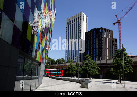 Lewisham Zentrum übersicht Sanierung im Jahr 2017. lewisham ist der größte Bereich der Abrechnung im Londoner Stadtteil Lewisham, London, Großbritannien Stockfoto