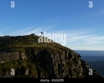 Wild Camp in der Nähe der Gipfel der Berg suilven, Sutherland, Schottland Stockfoto