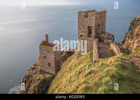 Botallack Mine, Cornwall, England, Großbritannien Stockfoto