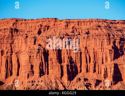 Las Coloradas Klippen, ischigualasto Provincial Park, UNESCO-Weltkulturerbe, Provinz San Juan, Argentinien Stockfoto