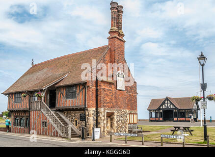 Moot Hall in Aldeburgh, einer Küstenstadt in Suffolk, East Anglia, England Stockfoto