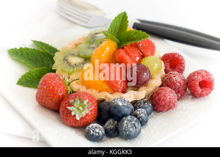 Obstkuchen Dessert Stockfoto