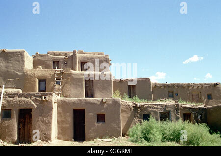 Taos pueblo Stockfoto