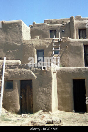 Taos pueblo Stockfoto