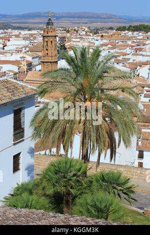 Panoramablick von Antequera (Provinz Málaga), Spanien Stockfoto