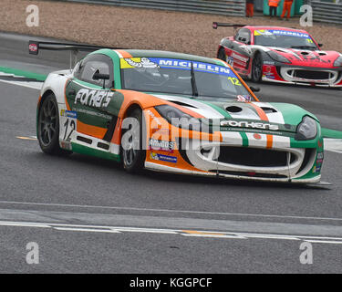 Reece Somerfield, Ginetta G55, Ford GT4 SuperCup, BTCC Silverstone, Sonntag, 17 September, 2017, Autosport, British Touring Car Championship, BTCC Stockfoto